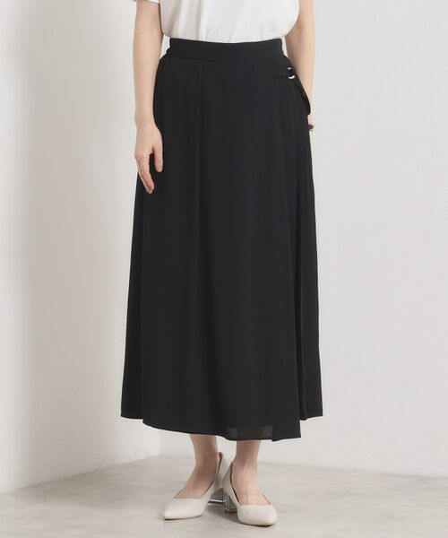 ITS'DEMO / イッツデモ ショート・ハーフ・半端丈パンツ | 【手洗い可／ウエストゴム】サイドプリーツパンツ | 詳細1