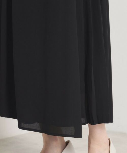 ITS'DEMO / イッツデモ ショート・ハーフ・半端丈パンツ | 【手洗い可／ウエストゴム】サイドプリーツパンツ | 詳細18