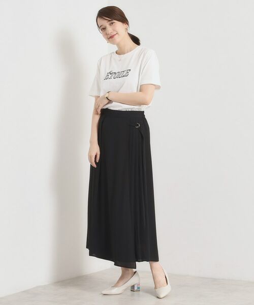 ITS'DEMO / イッツデモ ショート・ハーフ・半端丈パンツ | 【手洗い可／ウエストゴム】サイドプリーツパンツ | 詳細3