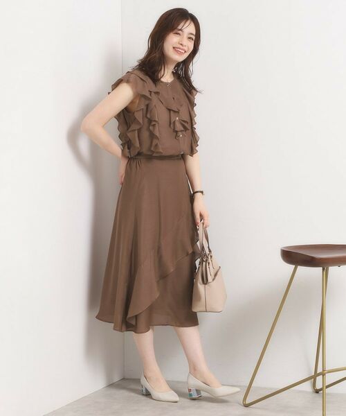 ITS'DEMO / イッツデモ スカート | 【手洗い可／セットアップ可】シアーフリルスカート | 詳細13