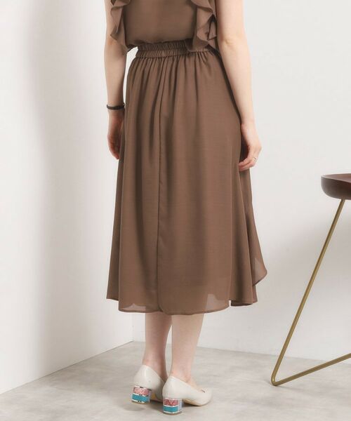 ITS'DEMO / イッツデモ スカート | 【手洗い可／セットアップ可】シアーフリルスカート | 詳細17