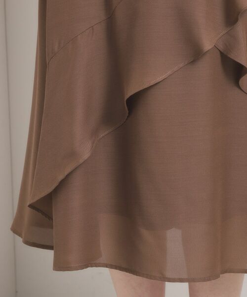 ITS'DEMO / イッツデモ スカート | 【手洗い可／セットアップ可】シアーフリルスカート | 詳細20
