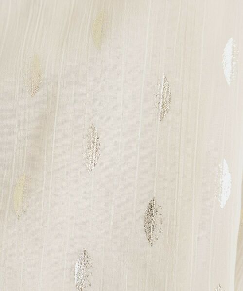 ITS'DEMO / イッツデモ スカート | 【手洗い可／ウエストゴム】箔プリントフレアスカート | 詳細4