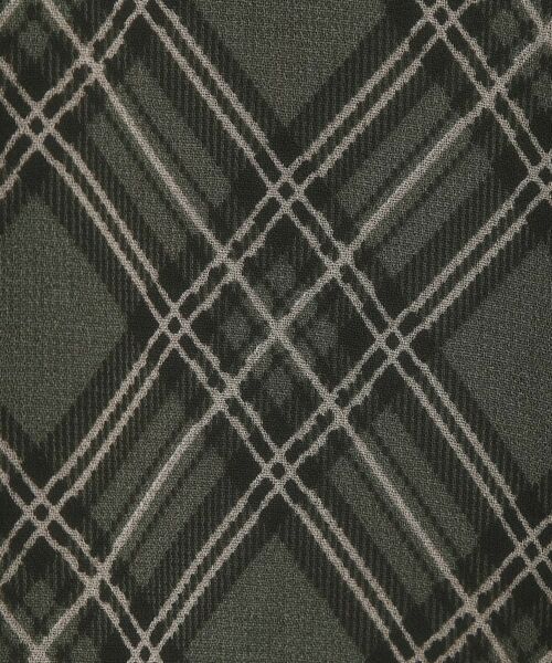 ITS'DEMO / イッツデモ ロング・マキシ丈スカート | 【手洗い可／ウエストゴム】シアーチェックフレアスカート | 詳細12