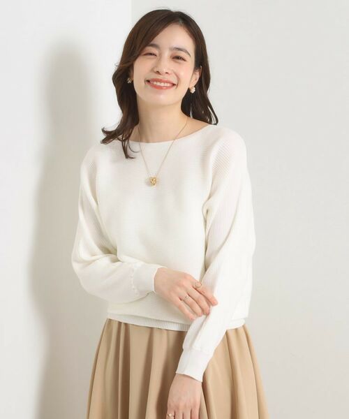 ITS'DEMO / イッツデモ ニット・セーター | 【手洗い可】アンジェリーナラメリブドルマンニット | 詳細4