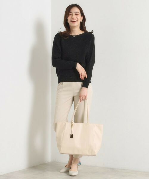 ITS'DEMO / イッツデモ ニット・セーター | 【手洗い可】アンジェリーナラメリブドルマンニット | 詳細9