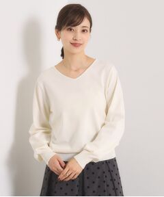 ITS'DEMO / イッツデモ ニット・セーター | 【縮みに強い／洗濯機OK】Vネックニットプルオーバー