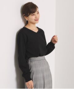 ITS'DEMO / イッツデモ ニット・セーター | 【縮みに強い／洗濯機OK】Vネックニットプルオーバー