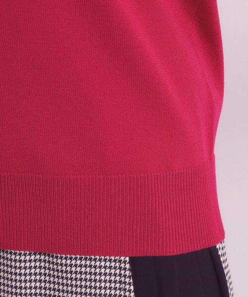 ITS'DEMO / イッツデモ ニット・セーター | 【縮みに強い／洗濯機OK】Vネックニットプルオーバー | 詳細29