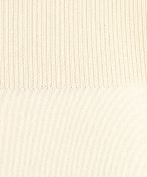 ITS'DEMO / イッツデモ ニット・セーター | 【縮みに強い／洗濯機OK】編地切替ニットプルオーバー | 詳細6