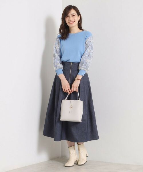 ITS'DEMO / イッツデモ ニット・セーター | 【手洗い可】立体レース袖ニット | 詳細17