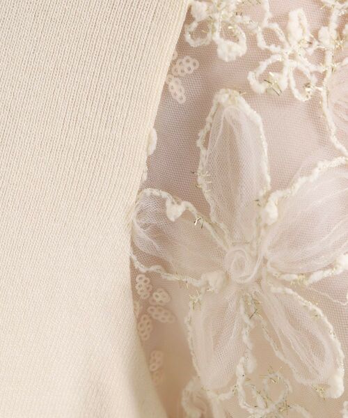 ITS'DEMO / イッツデモ ニット・セーター | 【手洗い可】立体レース袖ニット | 詳細7