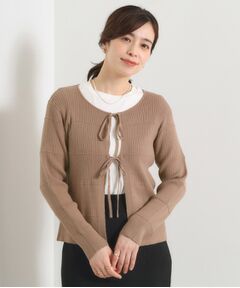 ITS'DEMO / イッツデモ ニット・セーター | 【手洗い可】前開き2wayニット