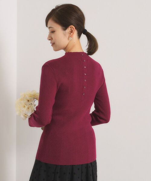ITS'DEMO / イッツデモ ニット・セーター | 【手洗い可】ラメリブボトルネックニット | 詳細14