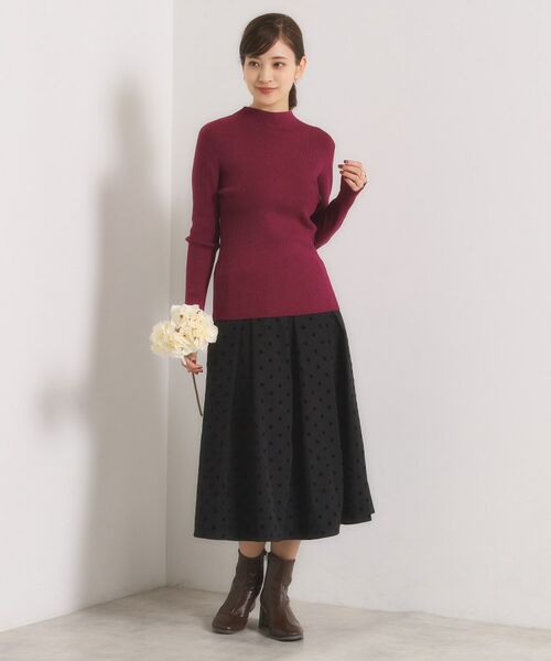 ITS'DEMO / イッツデモ ニット・セーター | 【手洗い可】ラメリブボトルネックニット | 詳細15