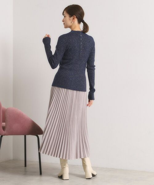 ITS'DEMO / イッツデモ ニット・セーター | 【手洗い可】ラメリブボトルネックニット | 詳細19