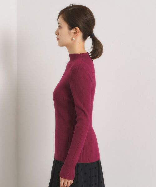 ITS'DEMO / イッツデモ ニット・セーター | 【手洗い可】ラメリブボトルネックニット | 詳細22
