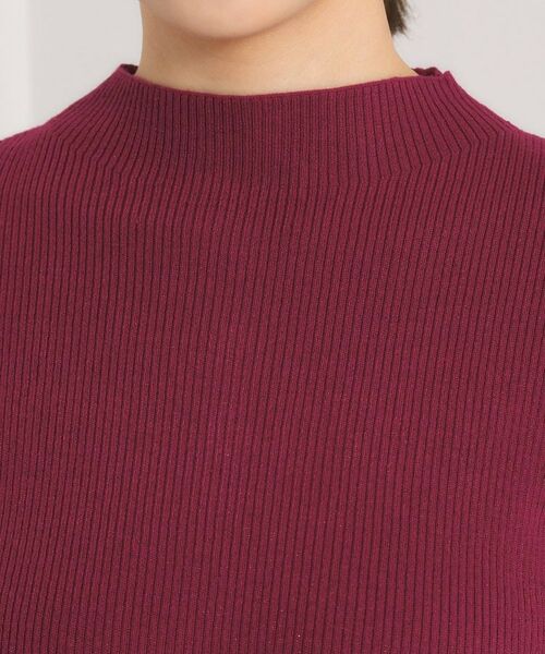 ITS'DEMO / イッツデモ ニット・セーター | 【手洗い可】ラメリブボトルネックニット | 詳細24