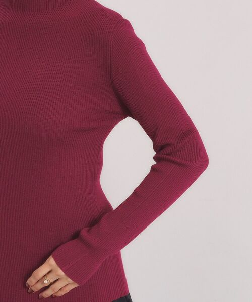 ITS'DEMO / イッツデモ ニット・セーター | 【手洗い可】ラメリブボトルネックニット | 詳細25