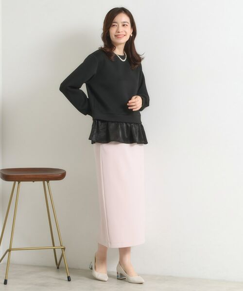 ITS'DEMO / イッツデモ カットソー | 【洗濯機OK】異素材コンビプルオーバー | 詳細3