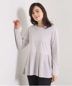 ITS'DEMO / イッツデモ カットソー | 【洗濯機OK】布帛コンビ天竺トップス