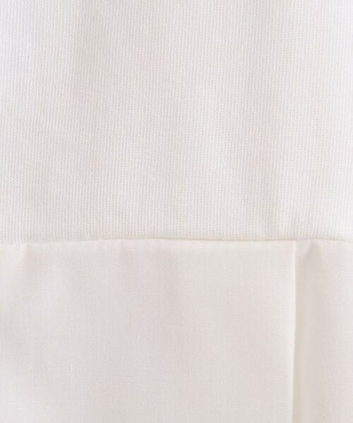 ITS'DEMO / イッツデモ カットソー | 【洗濯機OK】布帛コンビ天竺トップス | 詳細4