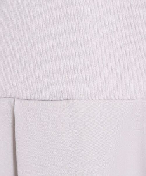 ITS'DEMO / イッツデモ カットソー | 【洗濯機OK】布帛コンビ天竺トップス | 詳細8