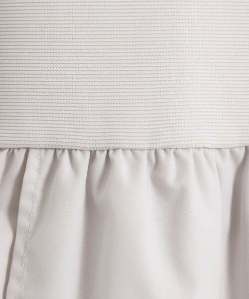 ITS'DEMO / イッツデモ カットソー | 【手洗い可】異素材切替リップルプルオーバー | 詳細4