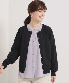 ITS'DEMO / イッツデモ カーディガン・ボレロ | 【縮みに強い／洗濯機OK】クルーニットカーディガン