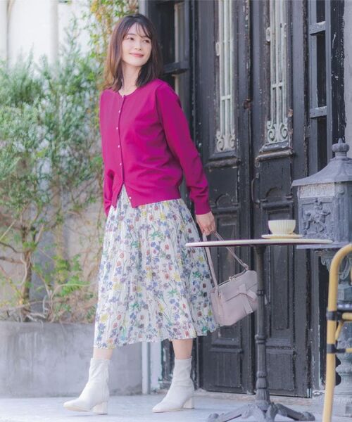 ITS'DEMO / イッツデモ カーディガン・ボレロ | 【縮みに強い／洗濯機OK】クルーニットカーディガン | 詳細3