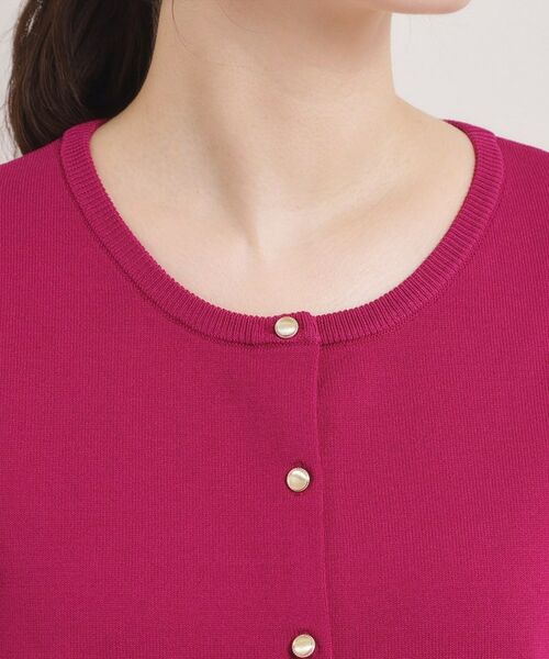 ITS'DEMO / イッツデモ カーディガン・ボレロ | 【縮みに強い／洗濯機OK】クルーニットカーディガン | 詳細30