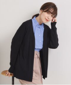 ITS'DEMO / イッツデモ カーディガン・ボレロ | 【手洗い可／アンチピリング】着流しカーディガン