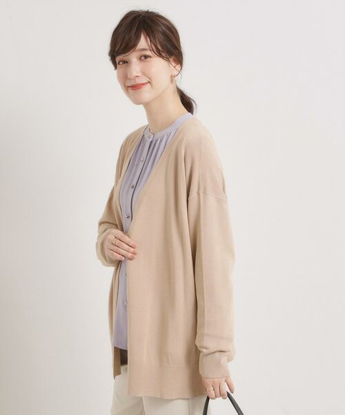 ITS'DEMO / イッツデモ カーディガン・ボレロ | 【手洗い可／アンチピリング】着流しカーディガン | 詳細12