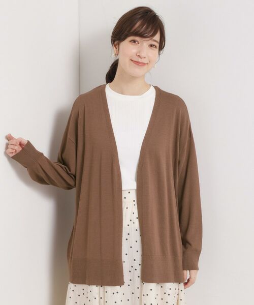 ITS'DEMO / イッツデモ カーディガン・ボレロ | 【手洗い可／アンチピリング】着流しカーディガン | 詳細19