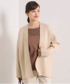 ITS'DEMO / イッツデモ カーディガン・ボレロ | 【手洗い可】Wジャカードコーディガン