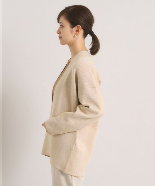 ITS'DEMO / イッツデモ カーディガン・ボレロ | 【手洗い可】Wジャカードコーディガン | 詳細10