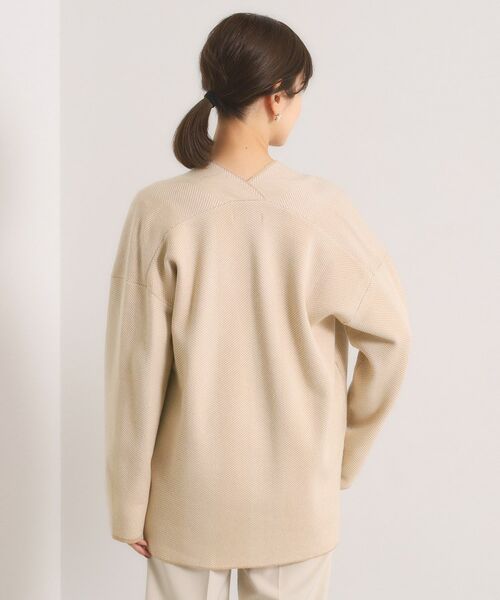 ITS'DEMO / イッツデモ カーディガン・ボレロ | 【手洗い可】Wジャカードコーディガン | 詳細11