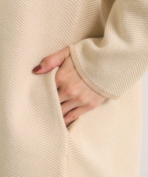 ITS'DEMO / イッツデモ カーディガン・ボレロ | 【手洗い可】Wジャカードコーディガン | 詳細15