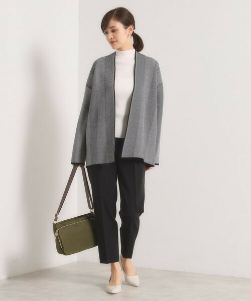 ITS'DEMO / イッツデモ カーディガン・ボレロ | 【手洗い可】Wジャカードコーディガン | 詳細2