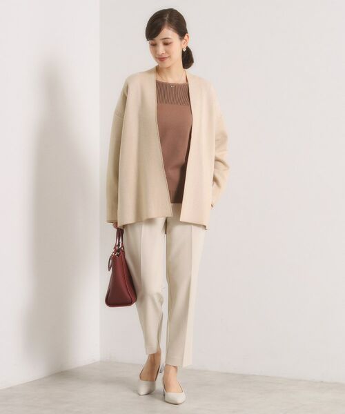 ITS'DEMO / イッツデモ カーディガン・ボレロ | 【手洗い可】Wジャカードコーディガン | 詳細7