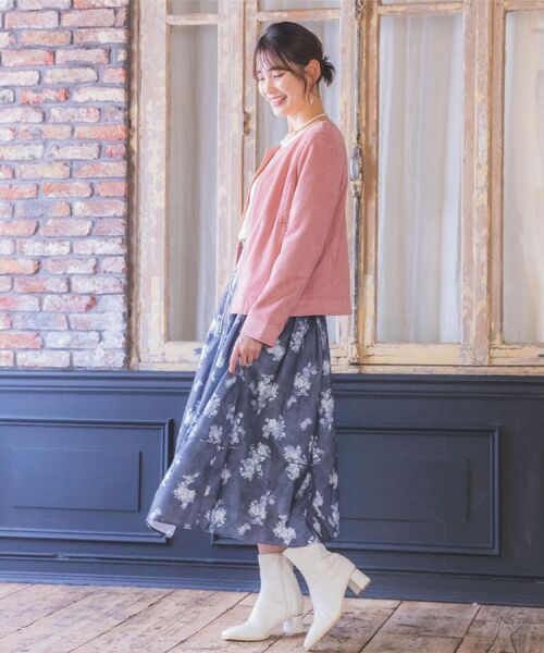 ITS'DEMO / イッツデモ ノーカラージャケット | カットフェイクスエードジャケット | 詳細2