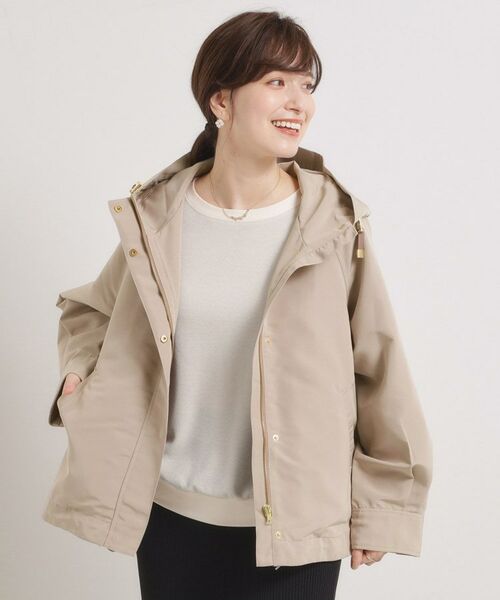 ITS'DEMO / イッツデモ レザーブルゾン・ジャケット | 【撥水／花粉防止／手洗い可】キルトライナー付きマウンテンパーカー | 詳細11