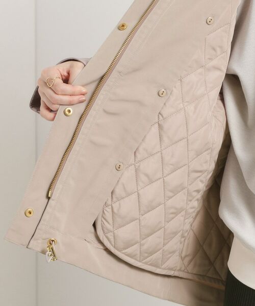 ITS'DEMO / イッツデモ レザーブルゾン・ジャケット | 【撥水／花粉防止／手洗い可】キルトライナー付きマウンテンパーカー | 詳細14