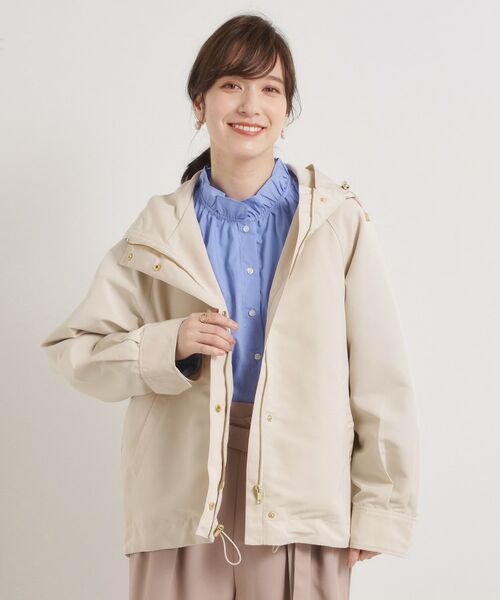 ITS'DEMO / イッツデモ レザーブルゾン・ジャケット | 【撥水／花粉防止／手洗い可】キルトライナー付きマウンテンパーカー | 詳細16