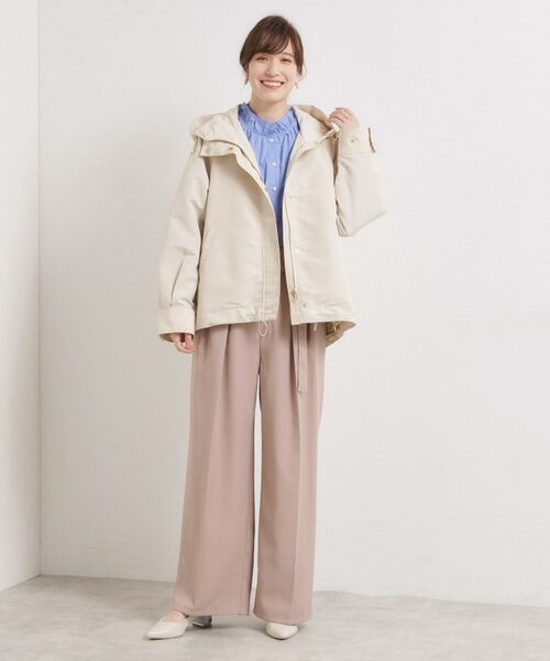 ITS'DEMO / イッツデモ レザーブルゾン・ジャケット | 【撥水／花粉防止／手洗い可】キルトライナー付きマウンテンパーカー | 詳細19