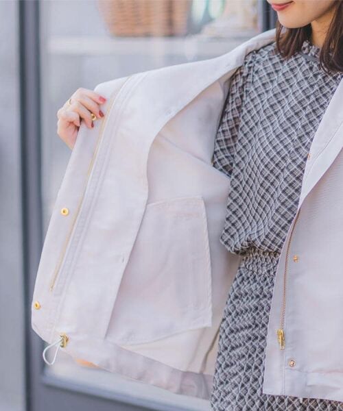 ITS'DEMO / イッツデモ レザーブルゾン・ジャケット | 【撥水／花粉防止／手洗い可】キルトライナー付きマウンテンパーカー | 詳細5