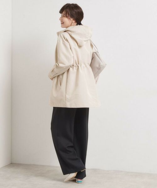 ITS'DEMO / イッツデモ レザーブルゾン・ジャケット | 【撥水/花粉防止/手洗い可】ボアライナー付きミディ丈マウンテンパーカー | 詳細20