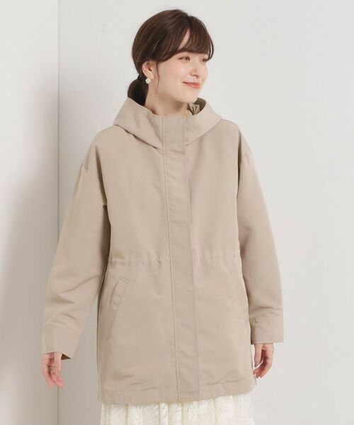 ITS'DEMO / イッツデモ レザーブルゾン・ジャケット | 【撥水/花粉防止/手洗い可】ボアライナー付きミディ丈マウンテンパーカー | 詳細23