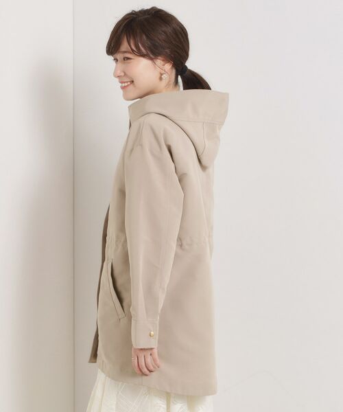 ITS'DEMO / イッツデモ レザーブルゾン・ジャケット | 【撥水/花粉防止/手洗い可】ボアライナー付きミディ丈マウンテンパーカー | 詳細24