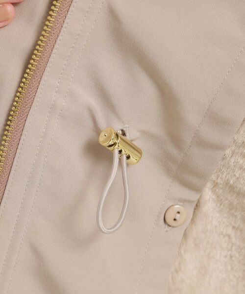 ITS'DEMO / イッツデモ レザーブルゾン・ジャケット | 【撥水/花粉防止/手洗い可】ボアライナー付きミディ丈マウンテンパーカー | 詳細30